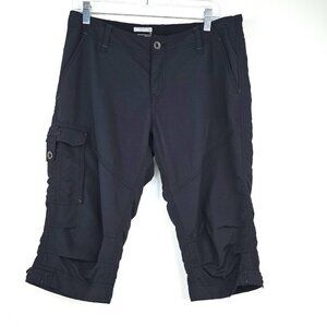 Marmot Black Hiking Active Bermuda Cargo Quick Dry Pants Shorts